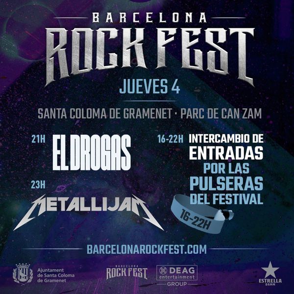 fiesta bienvenida barcelona rock fest el drogas