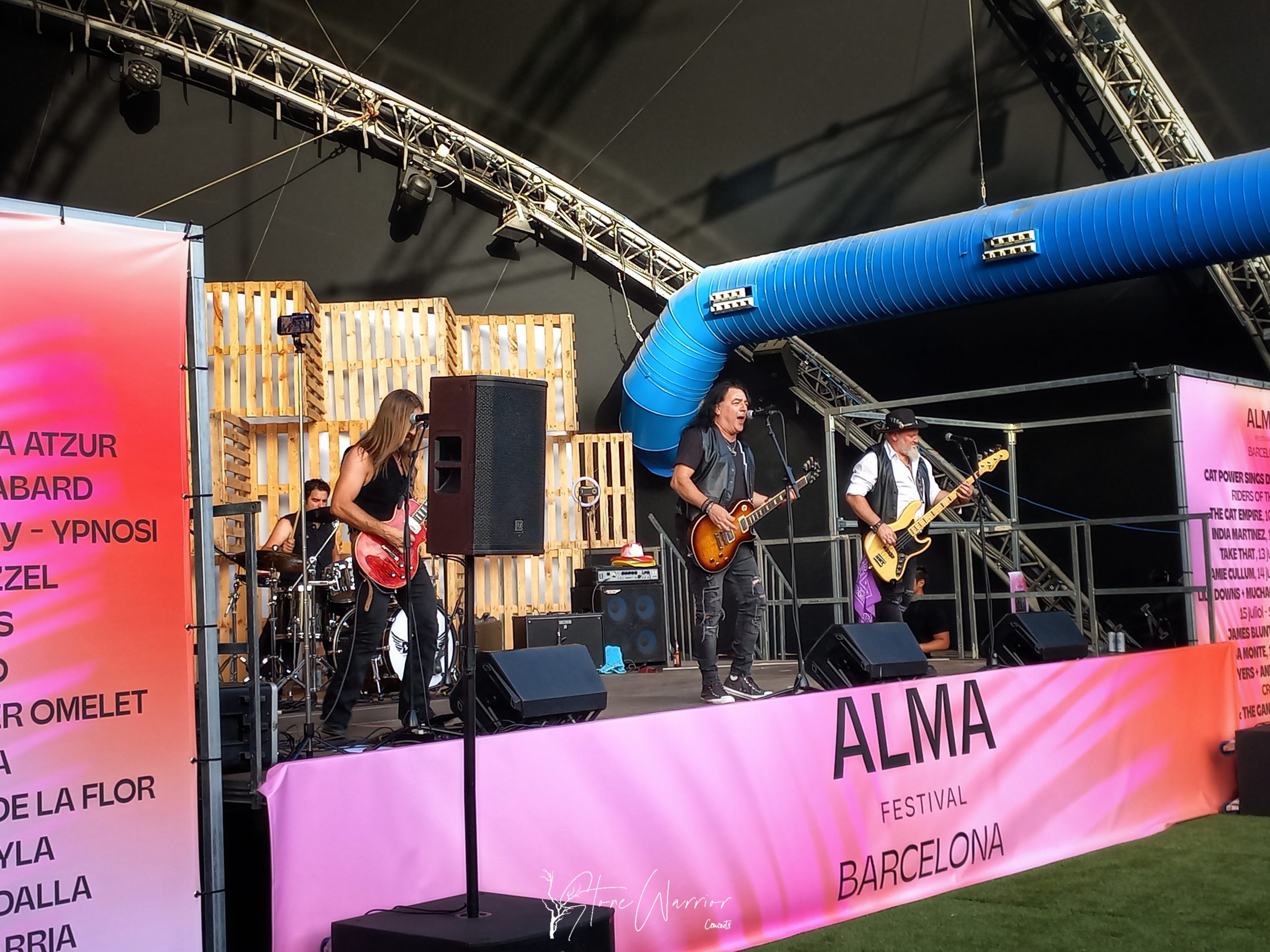 Banda Dizzel Telonero de Alice Cooper 2024 Alma Festival