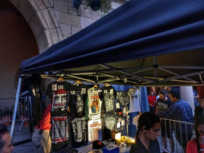 Merchandising Alice Cooper Barcelona 2024